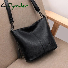 Cyflymder Soft Leather Hand Crossbody Bags For Women New Luxury Handbags Casual Shoulder Bag