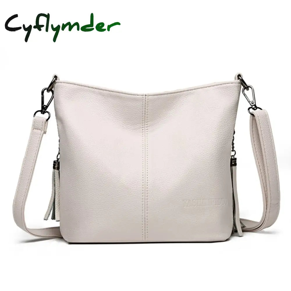 Cyflymder Soft Leather Hand Crossbody Bags For Women New Luxury Handbags Casual Shoulder Bag