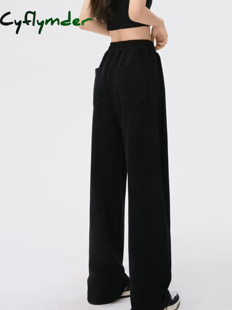 Cyflymder- Solid Baggy Sweatpants Pants