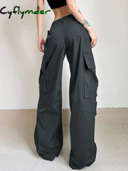 Cyflymder- Solo Ovesized Cargo Parachute Pants