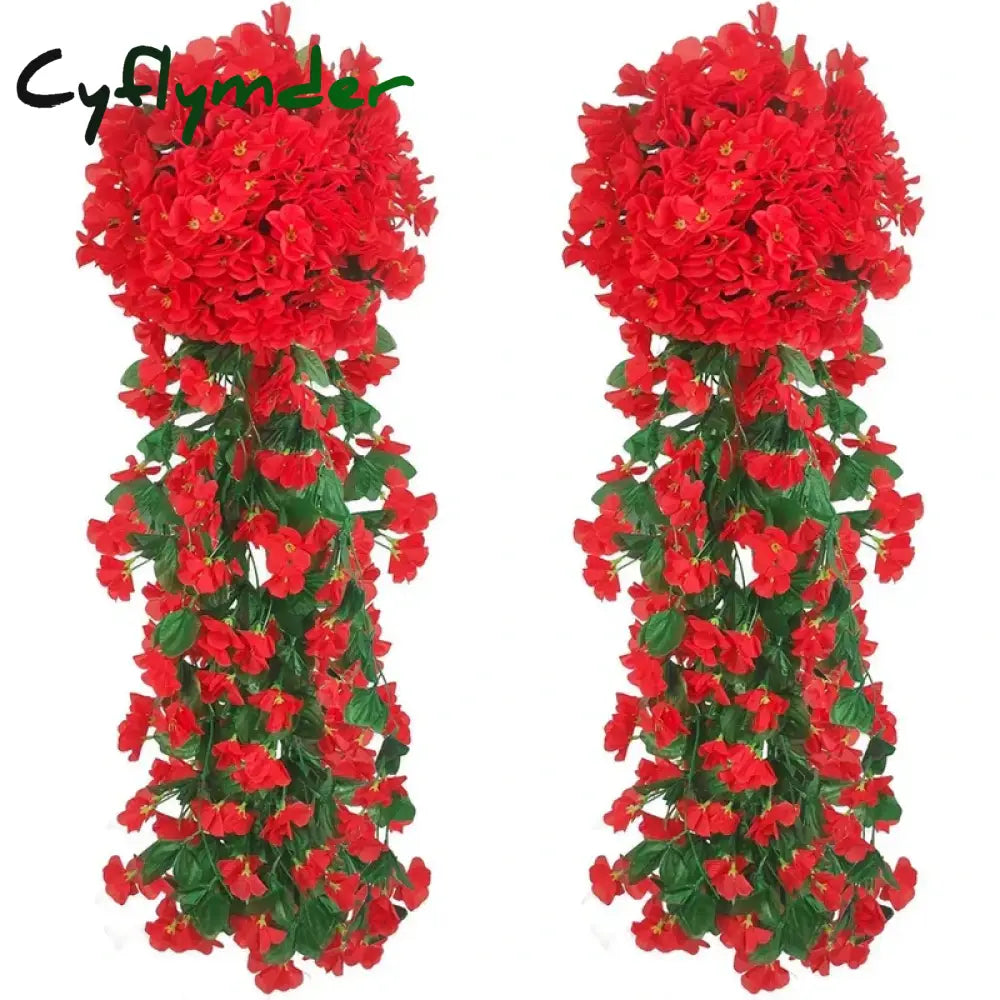Cyflymder spring decor Artificial Flower Silk Violet Wall Hanging Wedding Scene Decor Home Potting Outdoor Garden Party