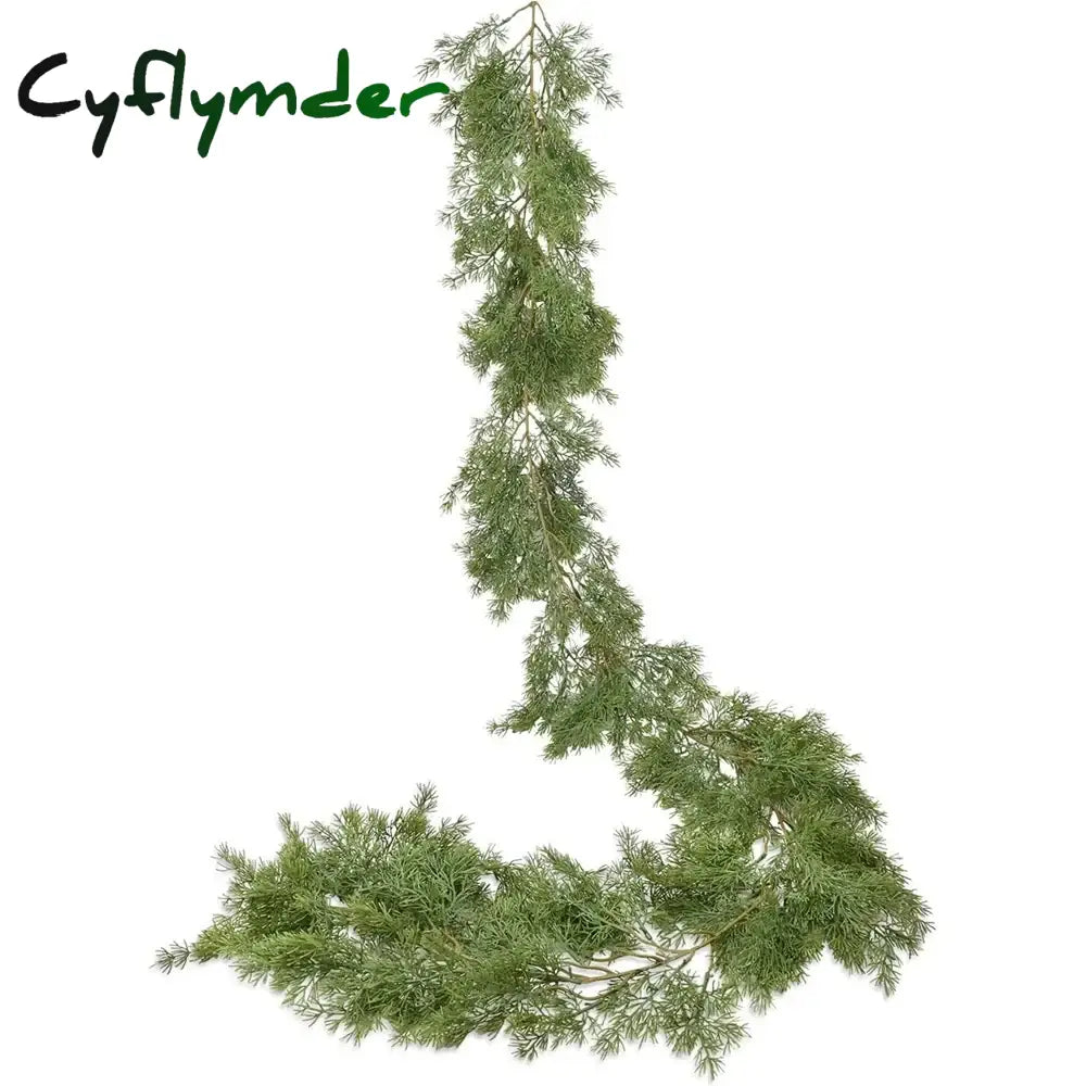 Cyflymder spring mantel decor Artificialplant rattan Long vines NewYear Christmas tree Wreath Home festival Outdoor