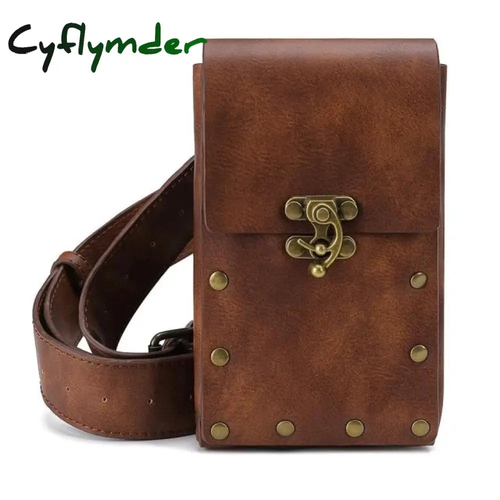 Cyflymder Steampunk Waist Leg Bags Women Men Victorian Style Holster Bag Motorcycle Thigh Hip Belt