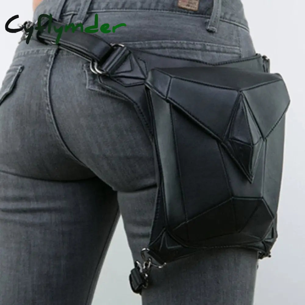 Cyflymder Steampunk Waist Leg Bags Women Men Victorian Style Holster Bag Motorcycle Thigh Hip Belt