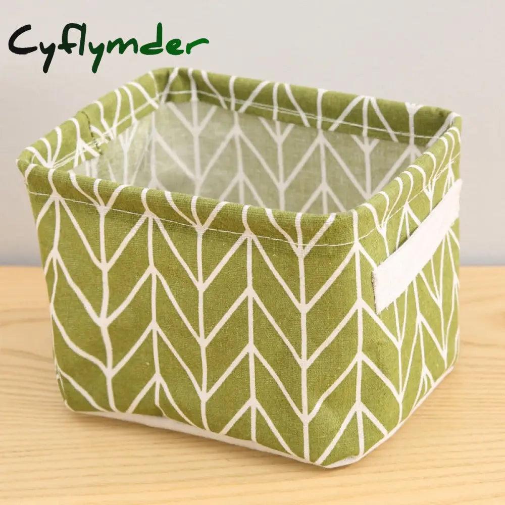 Cyflymder Storage Case Multifunctional Sundries Foldable Fabric Basket Underwear Box Clothes