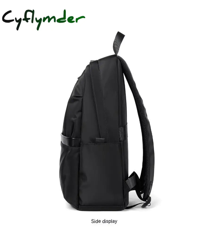 Cyflymder Street Art Literary Canvas Backpack Minimalist Retro Wild Leisure Korean Schoolbag Bag