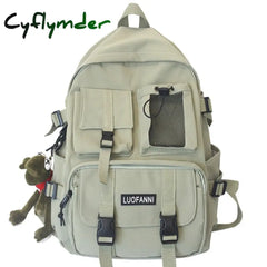 Cyflymder Student Travel Mesh Female Backpack College Women Boy Nylon School Bag Men Girl Cool