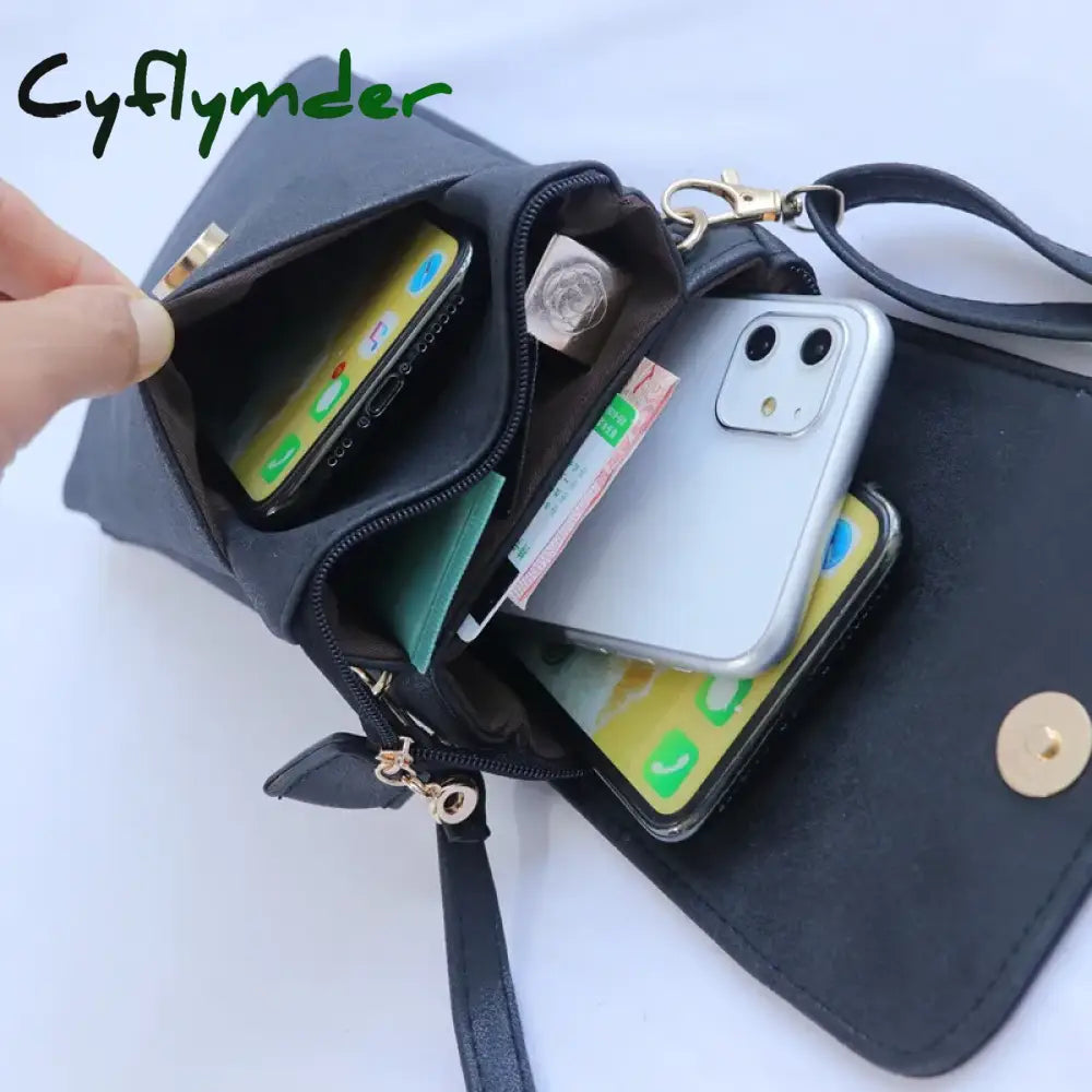 Cyflymder Stylish And Retro Single Shoulder Crossbody Bag With Multiple Compartments - Perfect For