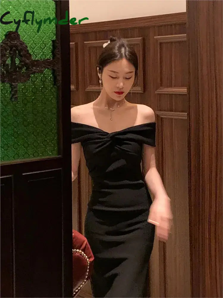 Cyflymder Summer Fashion Elegant Backless Print Slip Dress Female Long Sexy Evening Party Vacation