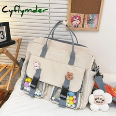 Cyflymder Summer Large Capacity Multi-Function Fashion Girl Student Backpack Korean Japanese