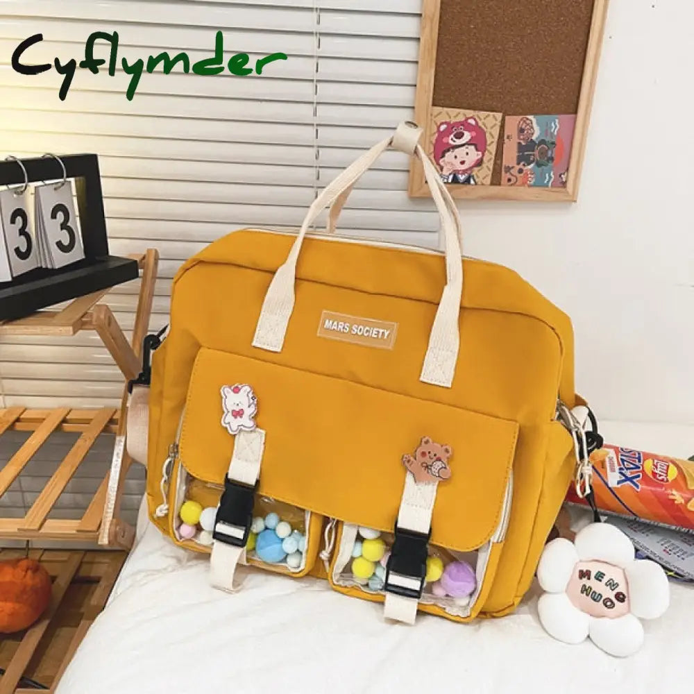 Cyflymder Summer Large Capacity Multi-Function Fashion Girl Student Backpack Korean Japanese