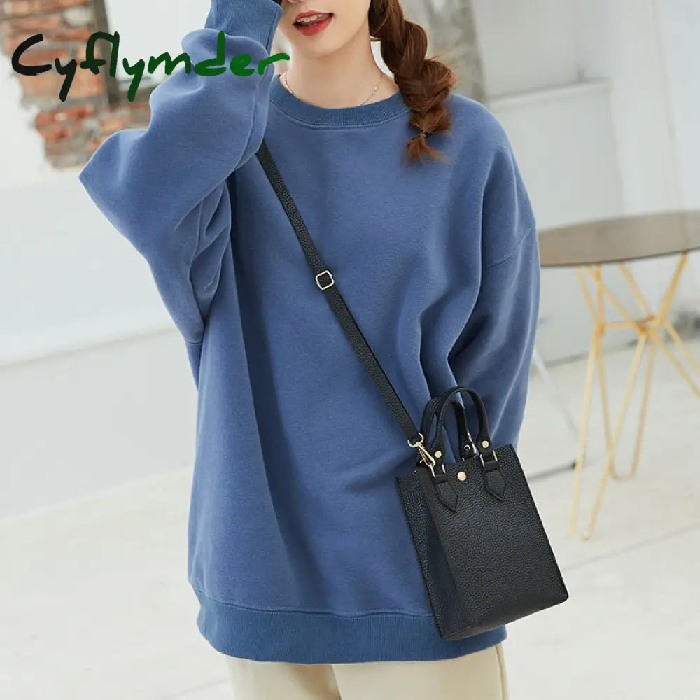 Cyflymder Summer New Handbag Women’s Fashion Shoulder Crossbody Bag All-Match Solid Color Ladies