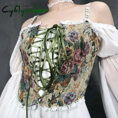 Cyflymder Summer Streetwear Women Bra Sexy Lolita Crop Corset Woman Tops Elegant Bandage Y2K Bras