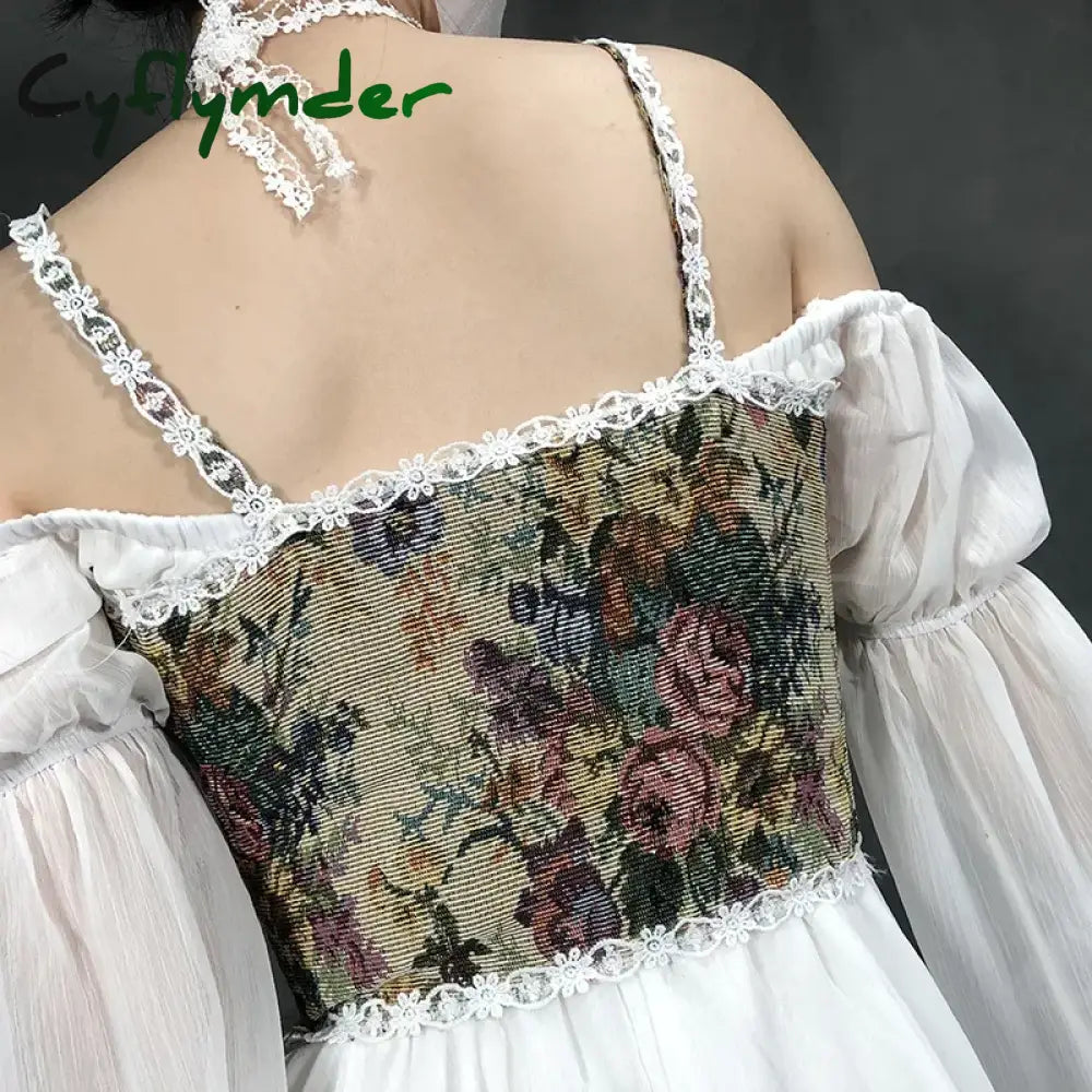 Cyflymder Summer Streetwear Women Bra Sexy Lolita Crop Corset Woman Tops Elegant Bandage Y2K Bras