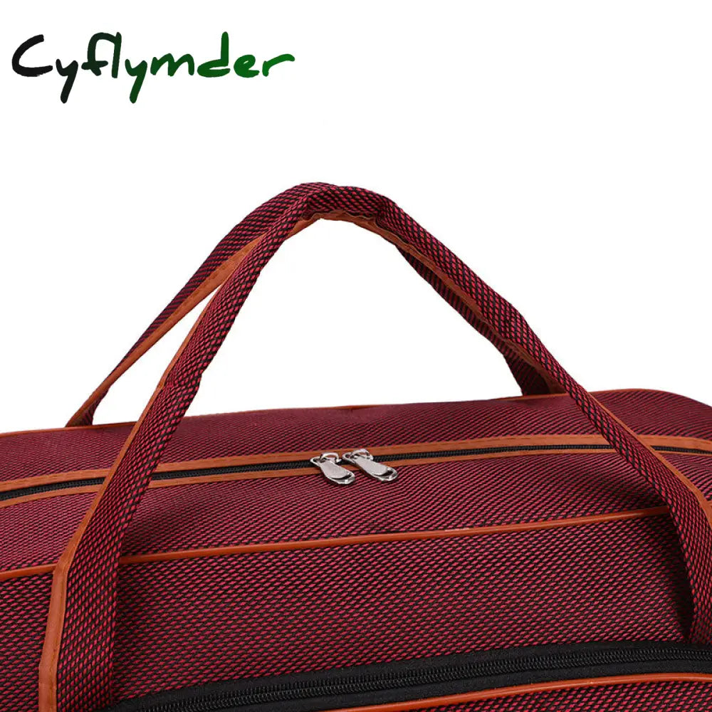 Cyflymder Super Large Capacity Women’s Travel Bag Waterproof Men Duffel Bags Trip Weekender