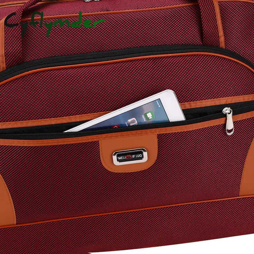 Cyflymder Super Large Capacity Women’s Travel Bag Waterproof Men Duffel Bags Trip Weekender