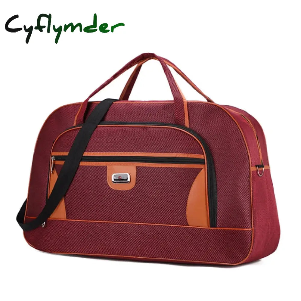 Cyflymder Super Large Capacity Women’s Travel Bag Waterproof Men Duffel Bags Trip Weekender