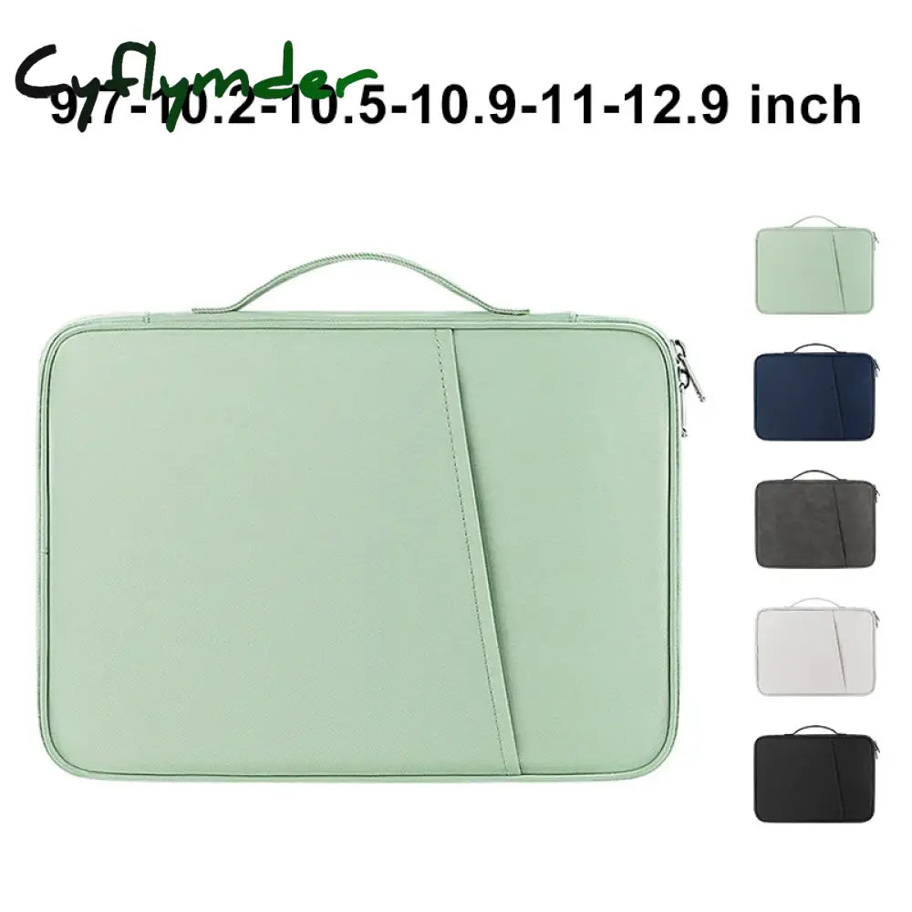 Cyflymder Tablet Sleeve Bag 9.7 - 12.9 Inch For Ipad Air 5 10.9 10Th Gen Pro 1110.5 10.2 For