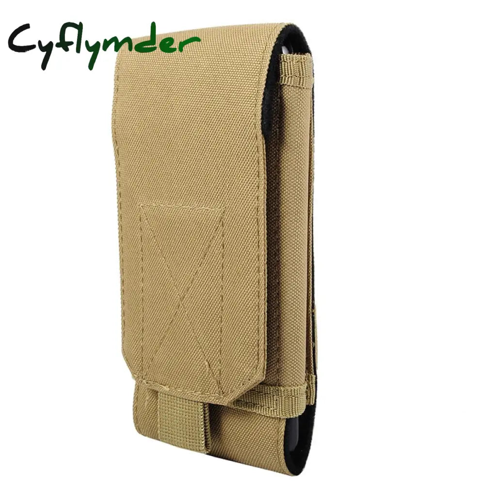 Cyflymder Tactical Molle Phone Holster Pouch Universal Belt Waist Bag 5.5& Military Mobile Hunting