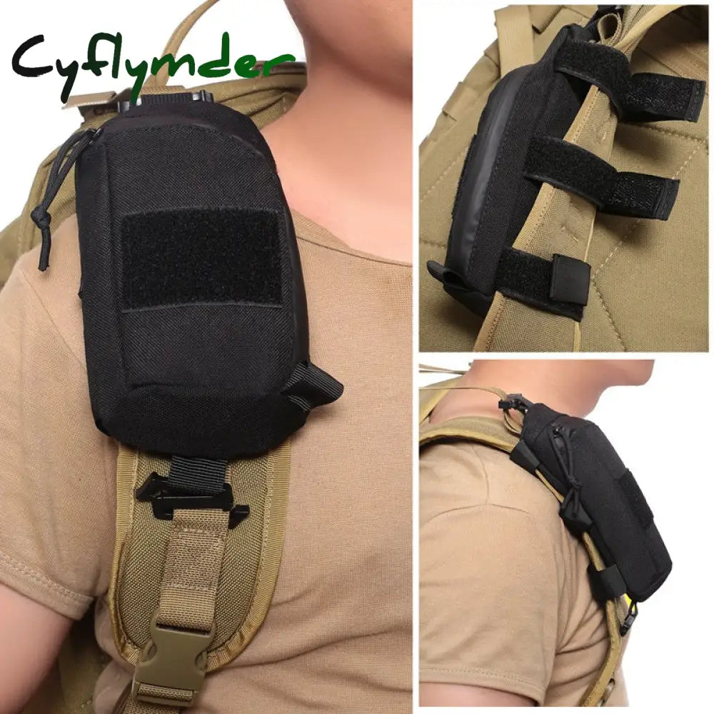 Cyflymder Tactical Molle Pouch Military Edc Tool Bag Phone Hunting Accessory Shoulder Strap Pack