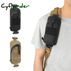 Cyflymder Tactical Molle Pouch Military Edc Tool Bag Phone Hunting Accessory Shoulder Strap Pack