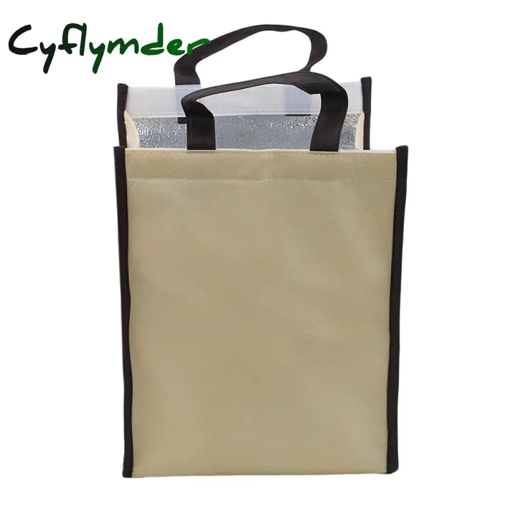 Cyflymder Thermal Cooler Bag Cake Insulation Unisex Food Container Bags Waterproof Ice Pack Bento