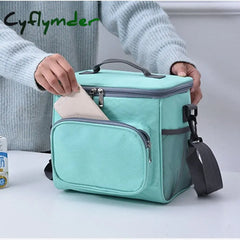 Cyflymder Thermal Insulated Cooler Bags Large Women Men Picnic Lunch Bento Box Trips Bbq Meal Ice