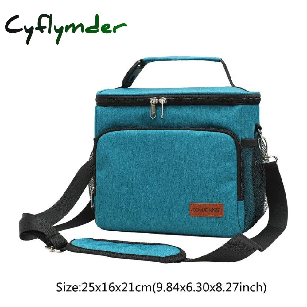 Cyflymder Thermal Insulated Cooler Bags Large Women Men Picnic Lunch Bento Box Trips Bbq Meal Ice