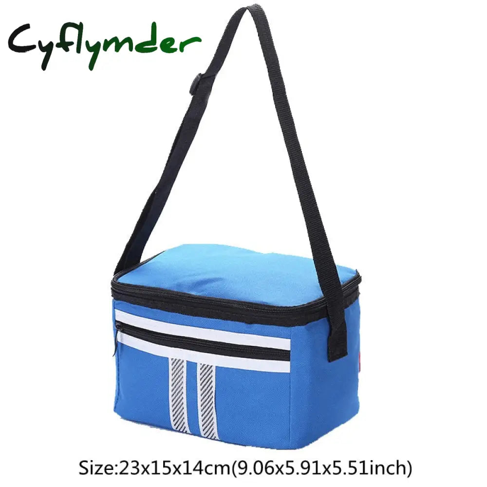 Cyflymder Thermal Insulated Cooler Bags Large Women Men Picnic Lunch Bento Box Trips Bbq Meal Ice