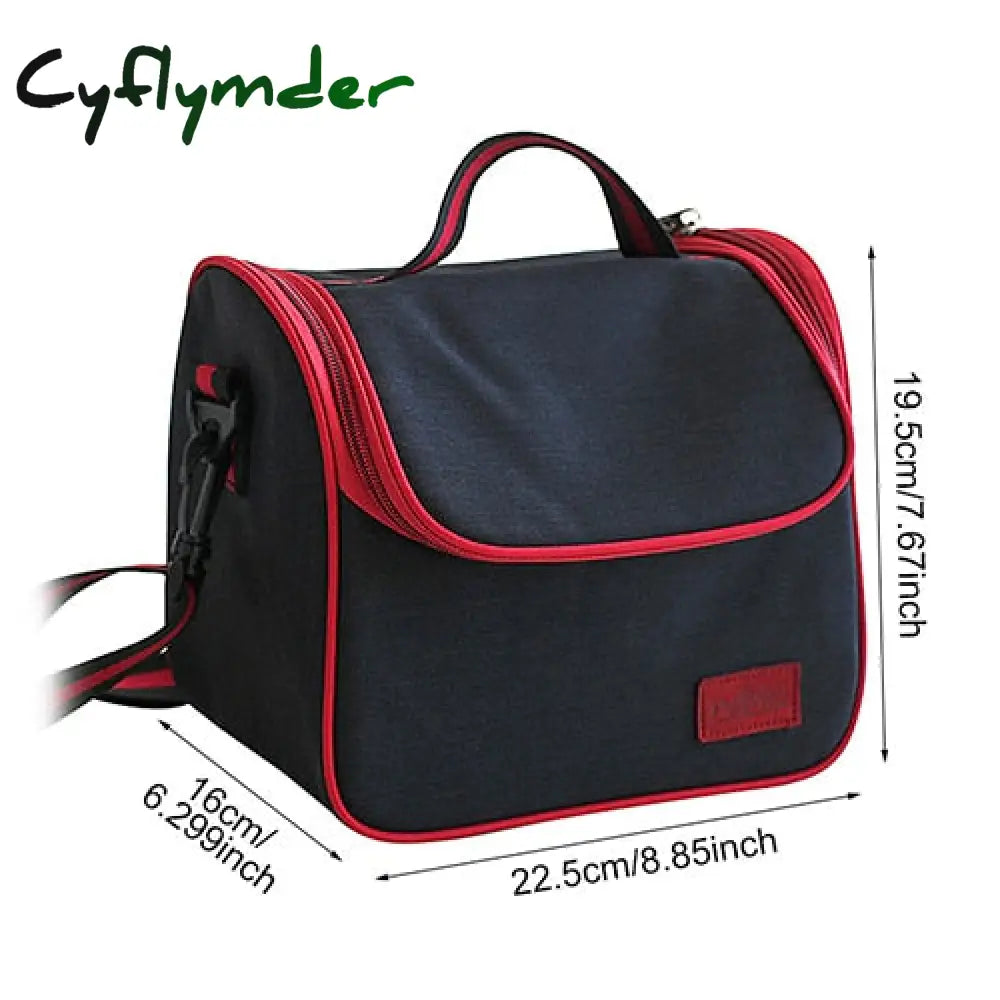 Cyflymder Thermal Lunch Bag Women Portable Insulated Cooler Bento Tote Family Travel Picnic Drink