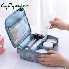 Cyflymder Thicken Oxford Multifunction Women Travel Storage Bag Toiletries Organize Cosmetic