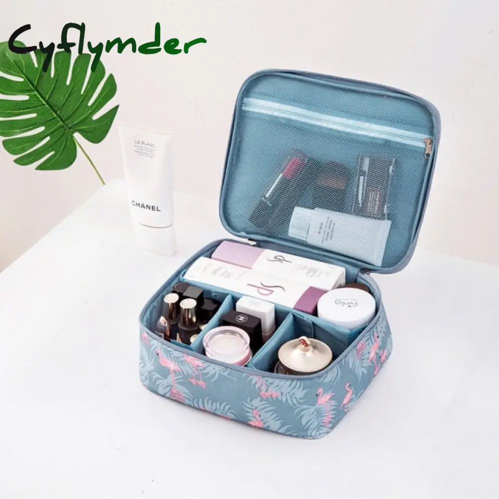 Cyflymder Thicken Oxford Multifunction Women Travel Storage Bag Toiletries Organize Cosmetic