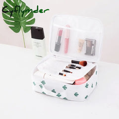 Cyflymder Thicken Oxford Multifunction Women Travel Storage Bag Toiletries Organize Cosmetic