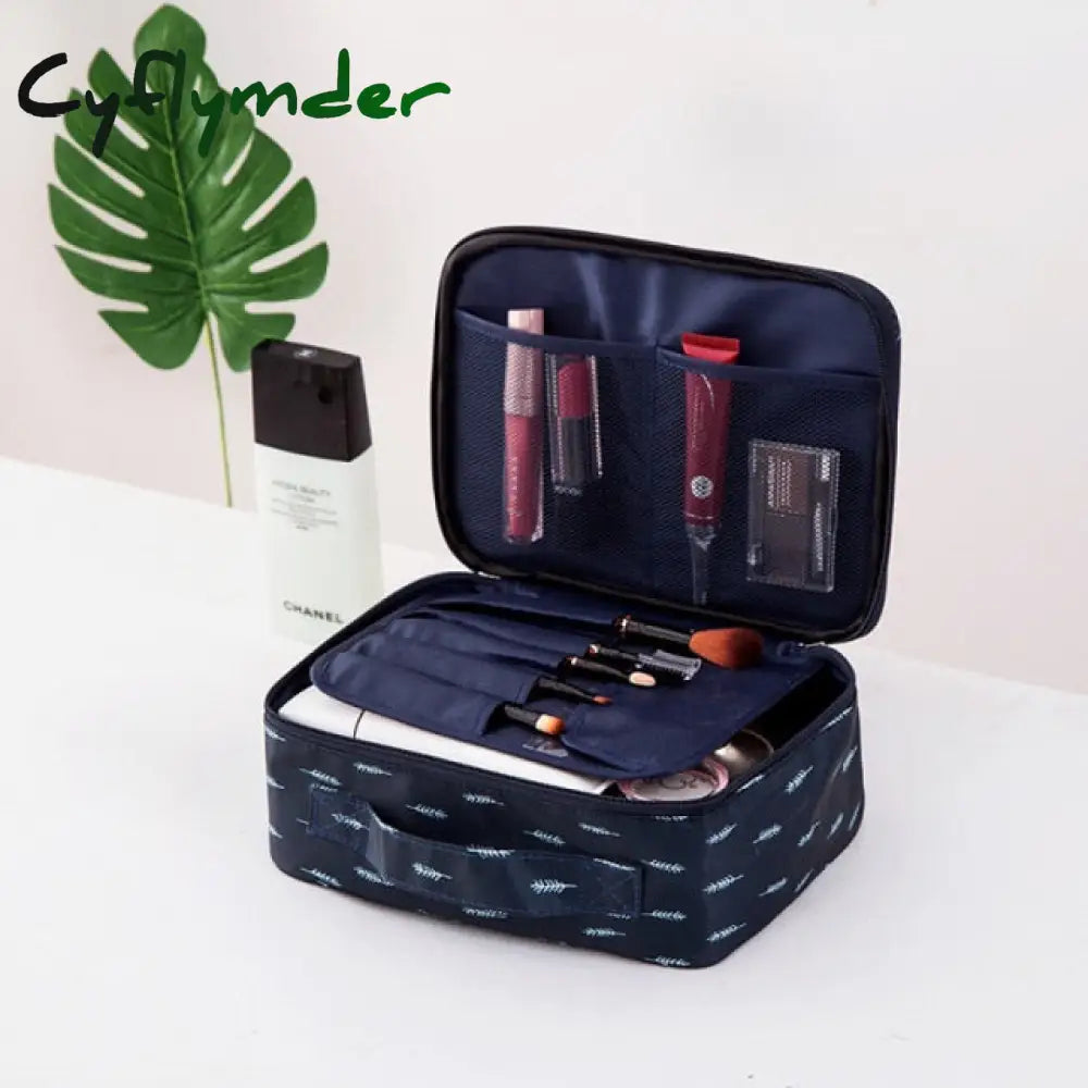 Cyflymder Thicken Oxford Multifunction Women Travel Storage Bag Toiletries Organize Cosmetic