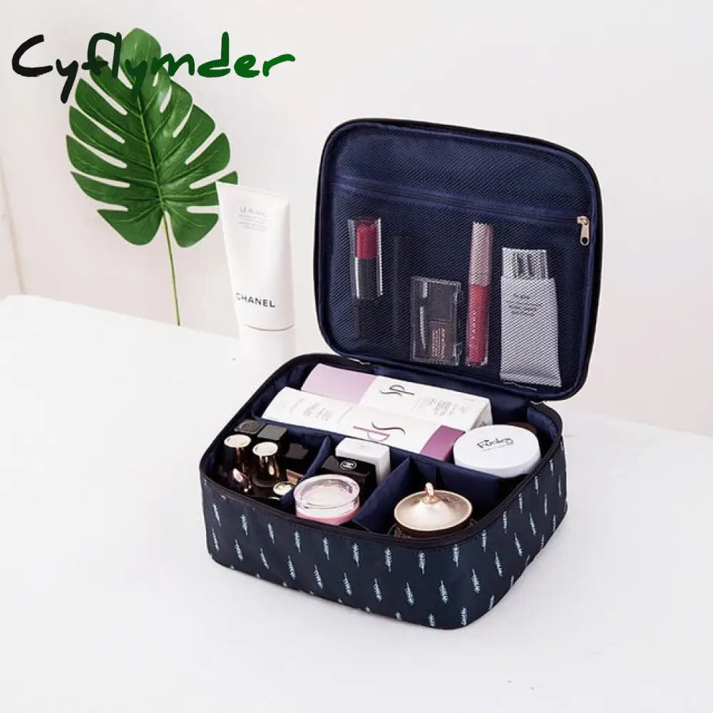 Cyflymder Thicken Oxford Multifunction Women Travel Storage Bag Toiletries Organize Cosmetic