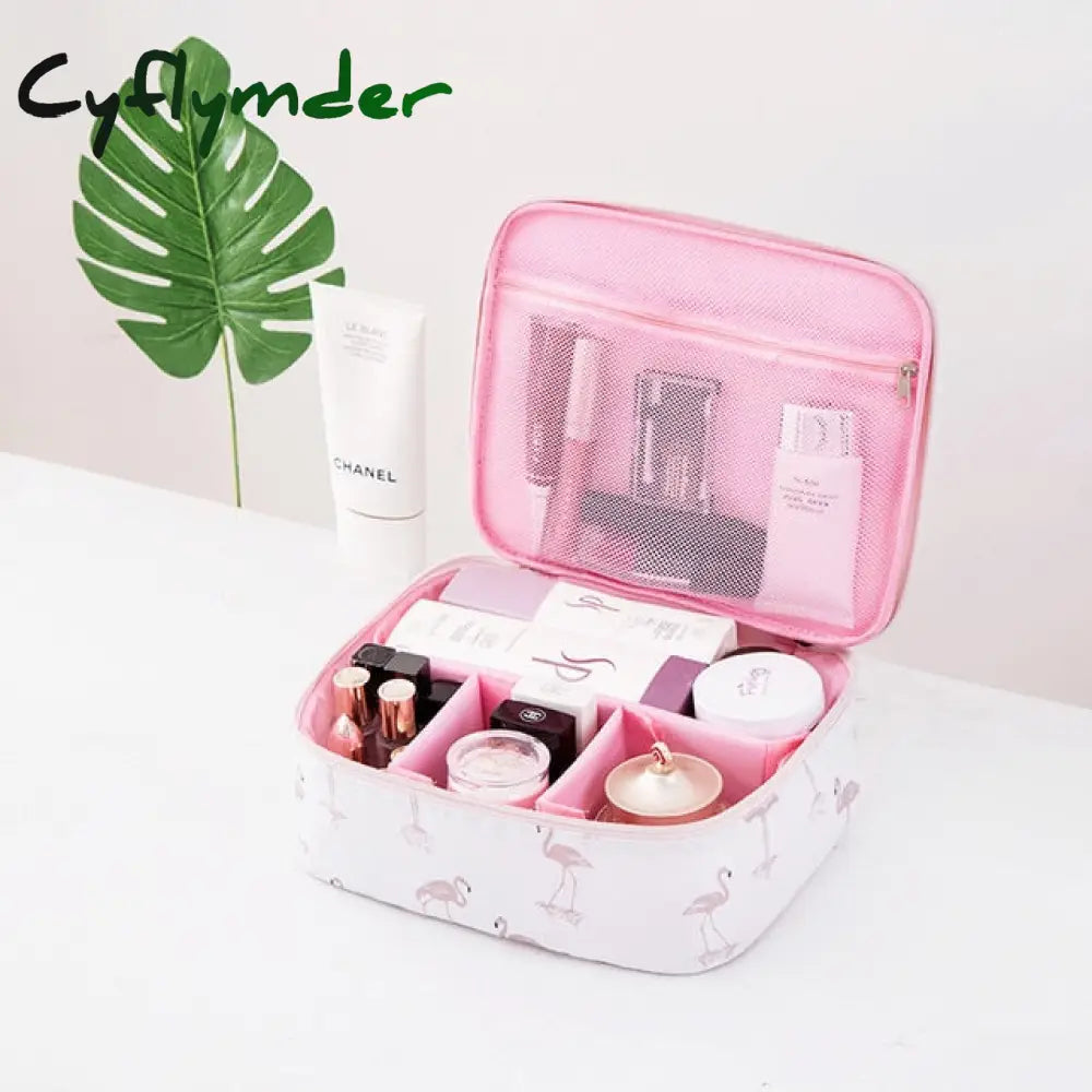 Cyflymder Thicken Oxford Multifunction Women Travel Storage Bag Toiletries Organize Cosmetic