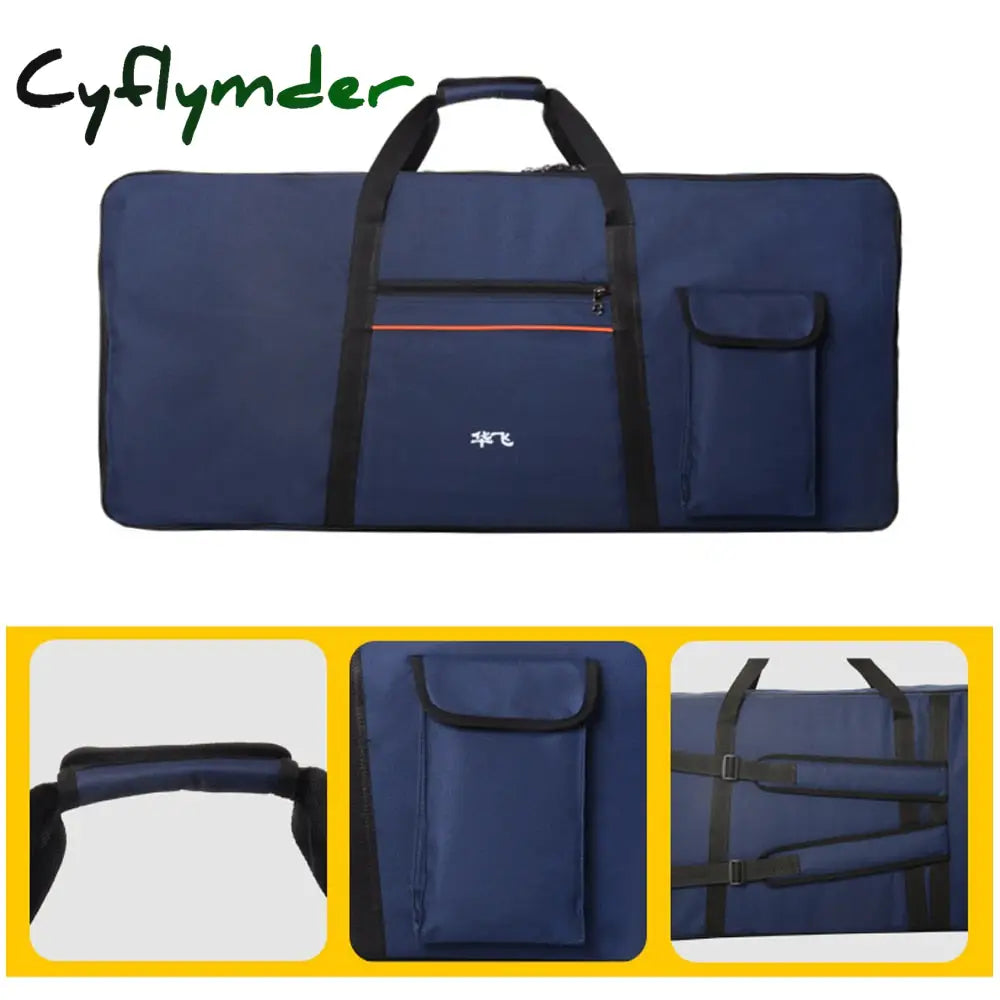 Cyflymder Thicker Nylon 54 61 76 88 Key Keyboard Bag Camouflage Instrument Waterproof Electronic