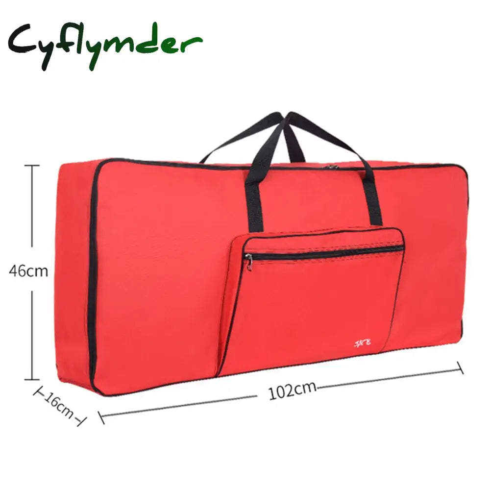 Cyflymder Thicker Nylon 54 61 76 88 Key Keyboard Bag Camouflage Instrument Waterproof Electronic