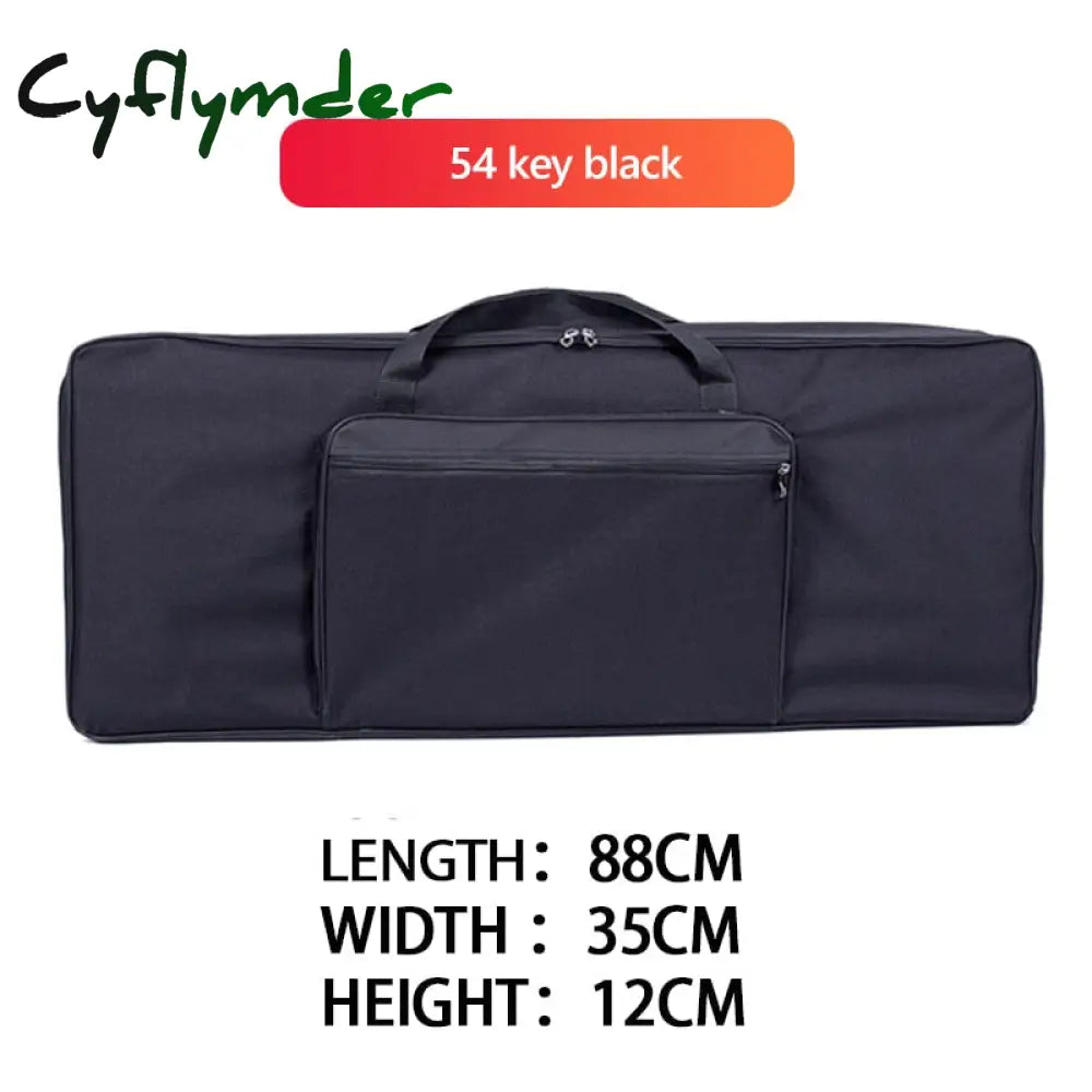 Cyflymder Thicker Nylon 54 61 76 88 Key Keyboard Bag Camouflage Instrument Waterproof Electronic