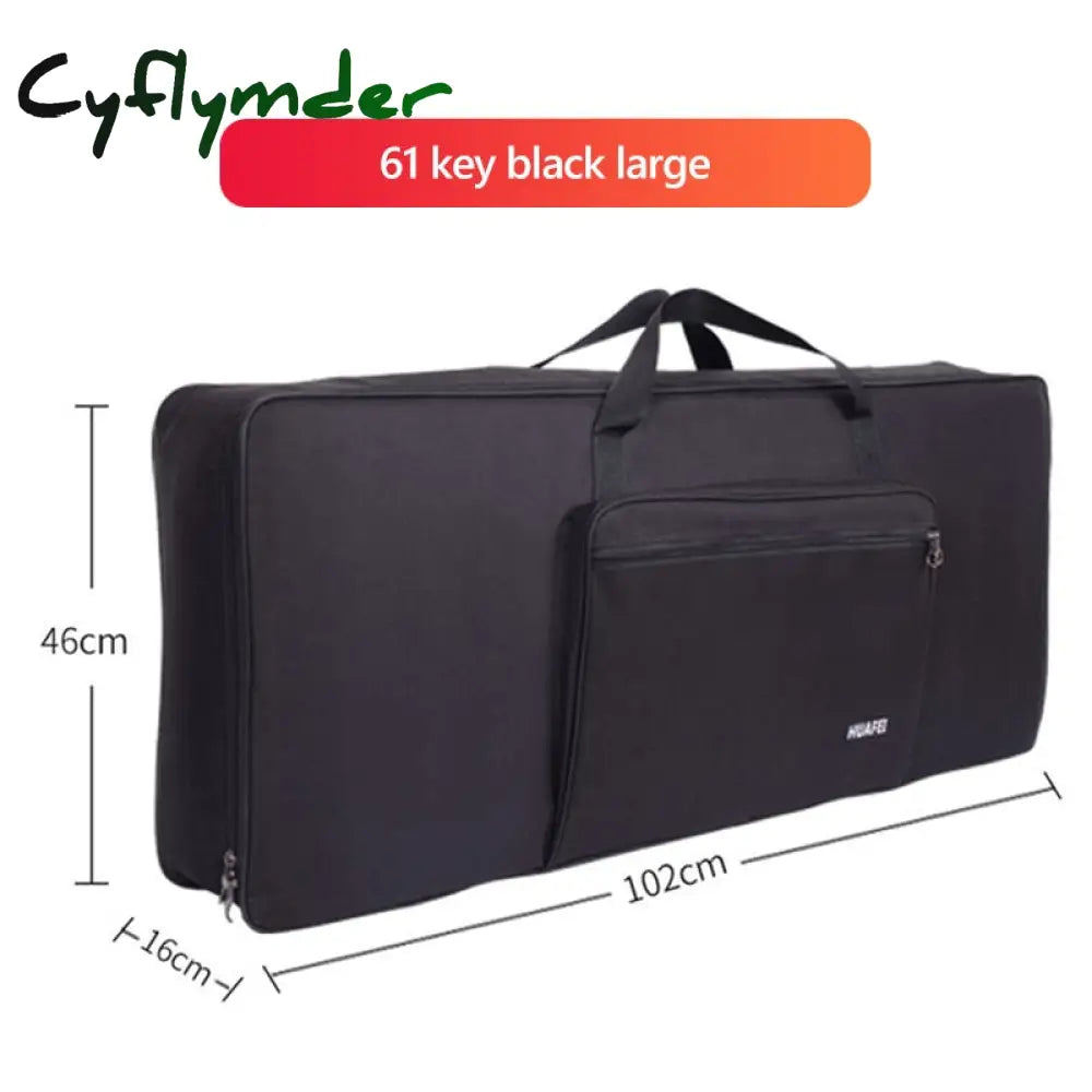 Cyflymder Thicker Nylon 54 61 76 88 Key Keyboard Bag Camouflage Instrument Waterproof Electronic