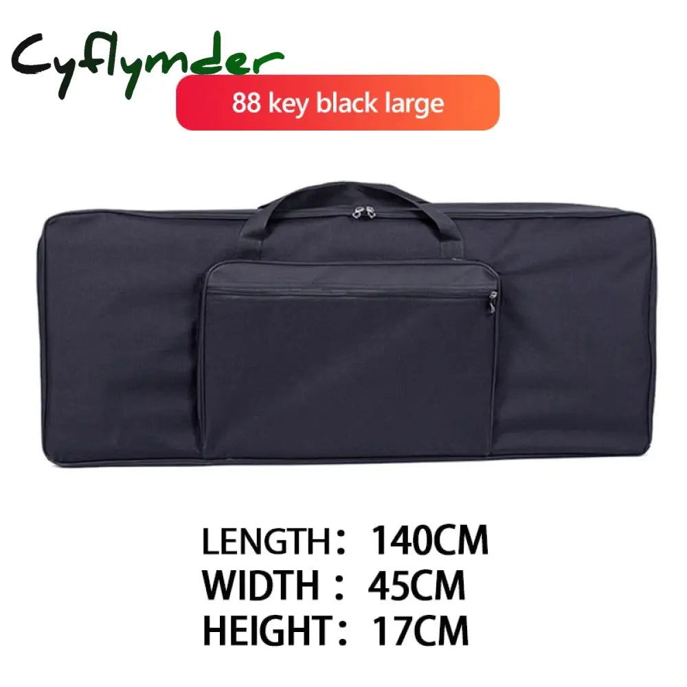 Cyflymder Thicker Nylon 54 61 76 88 Key Keyboard Bag Camouflage Instrument Waterproof Electronic