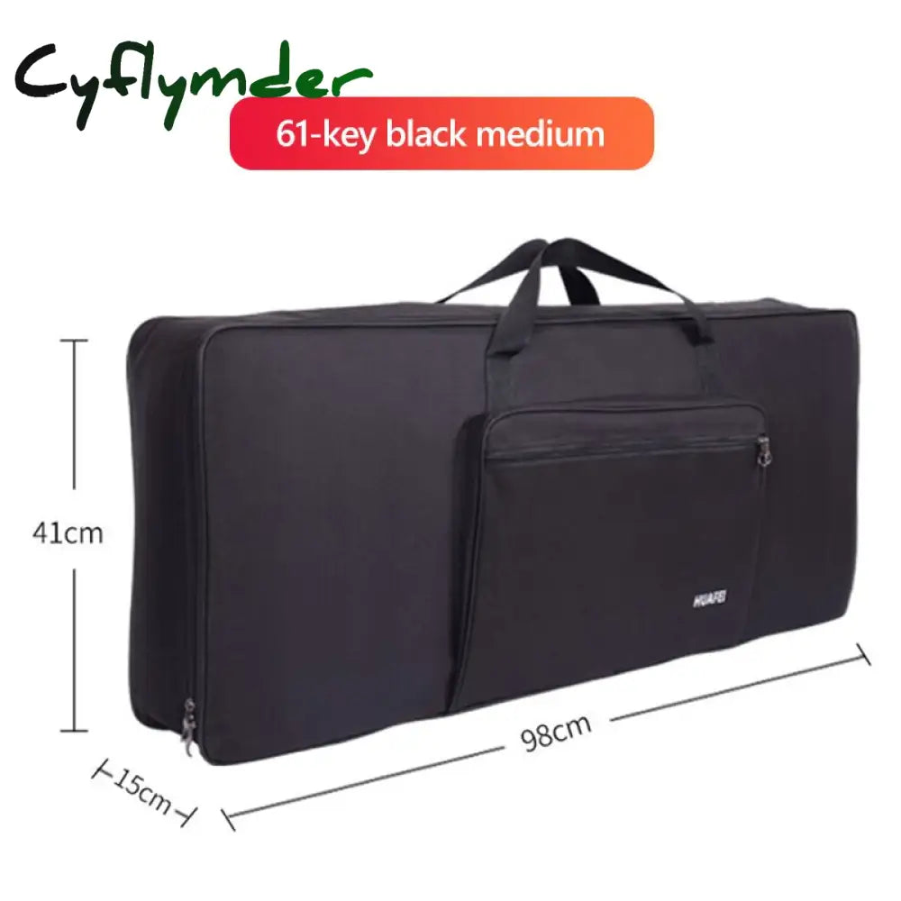 Cyflymder Thicker Nylon 54 61 76 88 Key Keyboard Bag Camouflage Instrument Waterproof Electronic