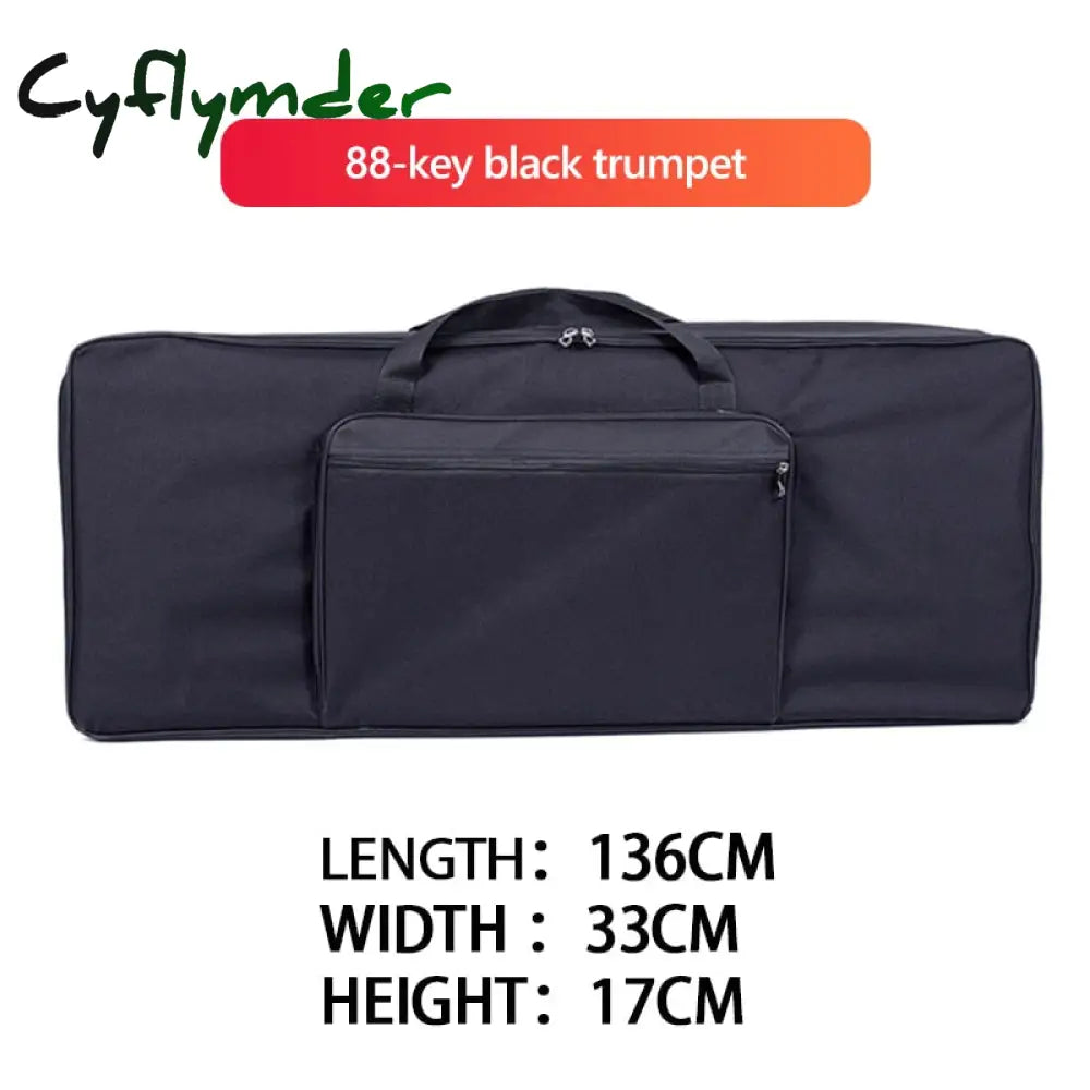 Cyflymder Thicker Nylon 54 61 76 88 Key Keyboard Bag Camouflage Instrument Waterproof Electronic