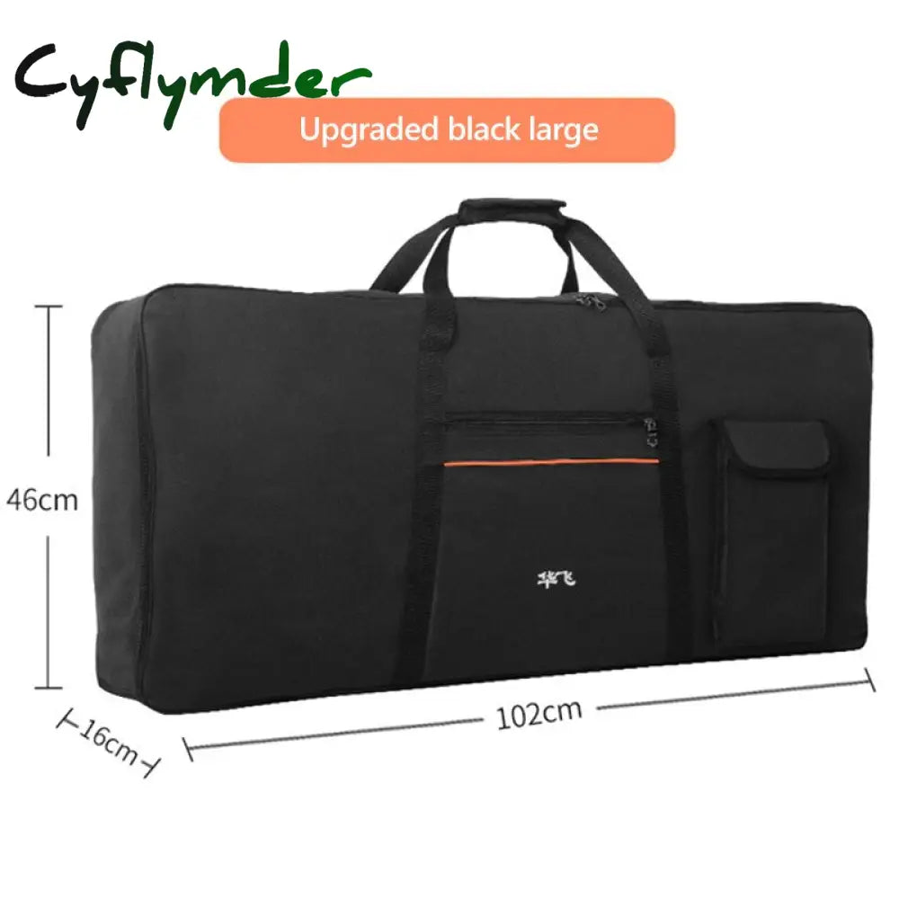 Cyflymder Thicker Nylon 54 61 76 88 Key Keyboard Bag Camouflage Instrument Waterproof Electronic