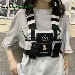 Cyflymder Tide Cool Women Chest Rig Bag Tactical Bags For Men Fashion Bullet Hip Hop Vest