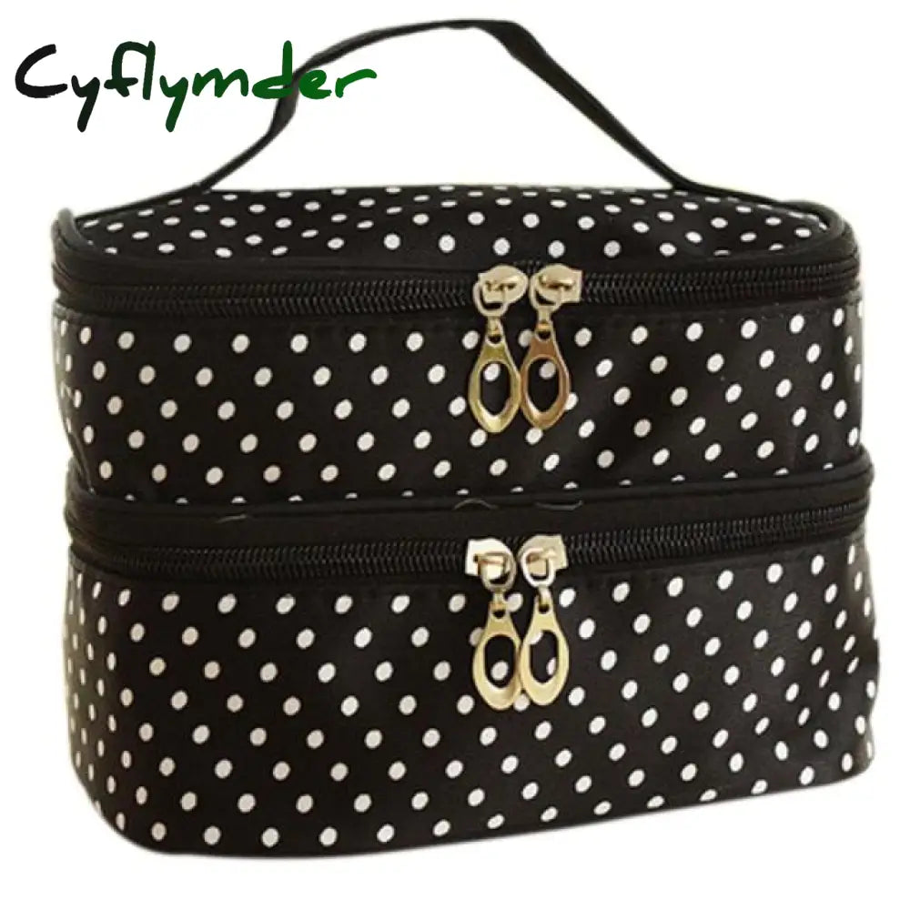 Cyflymder Toiletry Kit Travel Necessaries Toilet Necessaire For Women Make Up Makeup Cosmetic Bag