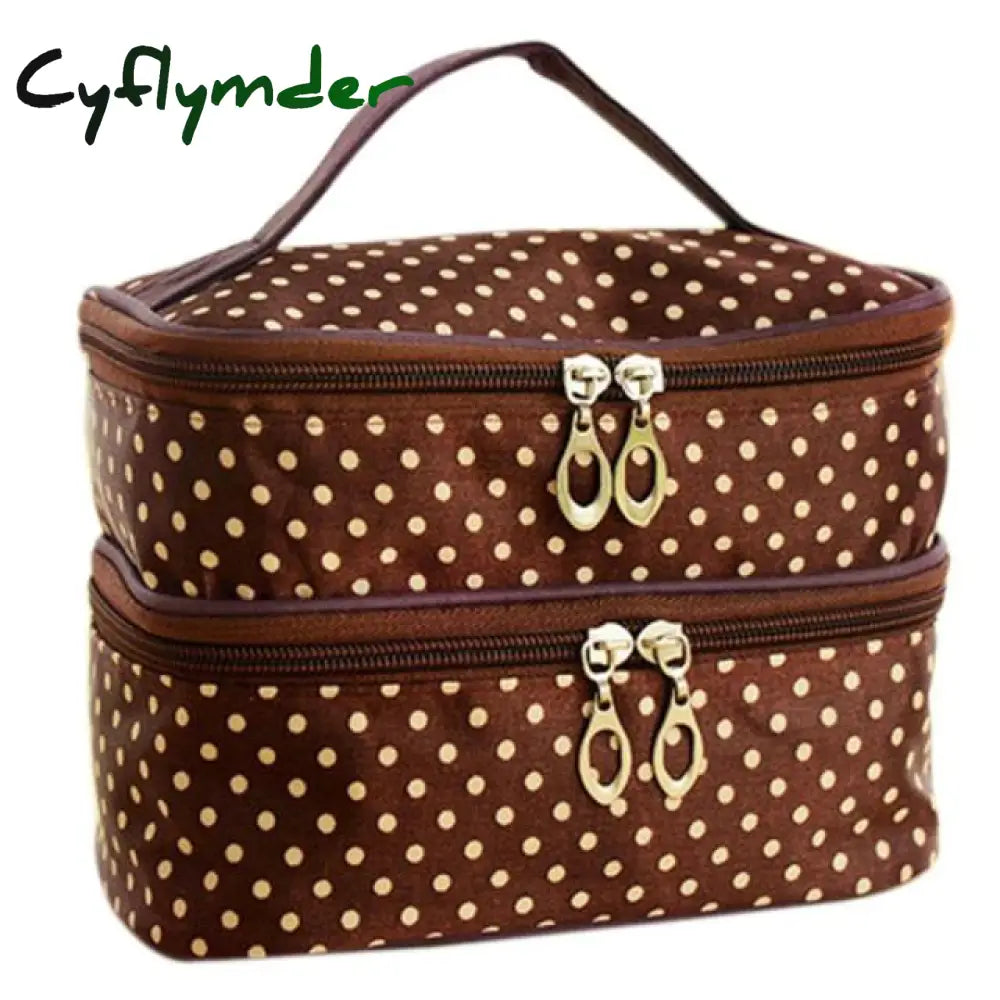 Cyflymder Toiletry Kit Travel Necessaries Toilet Necessaire For Women Make Up Makeup Cosmetic Bag
