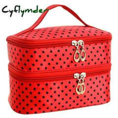 Cyflymder Toiletry Kit Travel Necessaries Toilet Necessaire For Women Make Up Makeup Cosmetic Bag