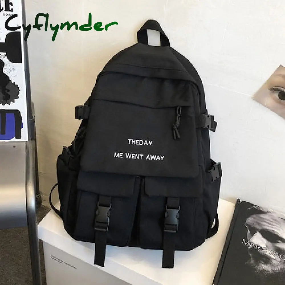 Cyflymder Tooling Style Women’s Backpacks Large Capacity School Bags For Teens Korean Harajuku