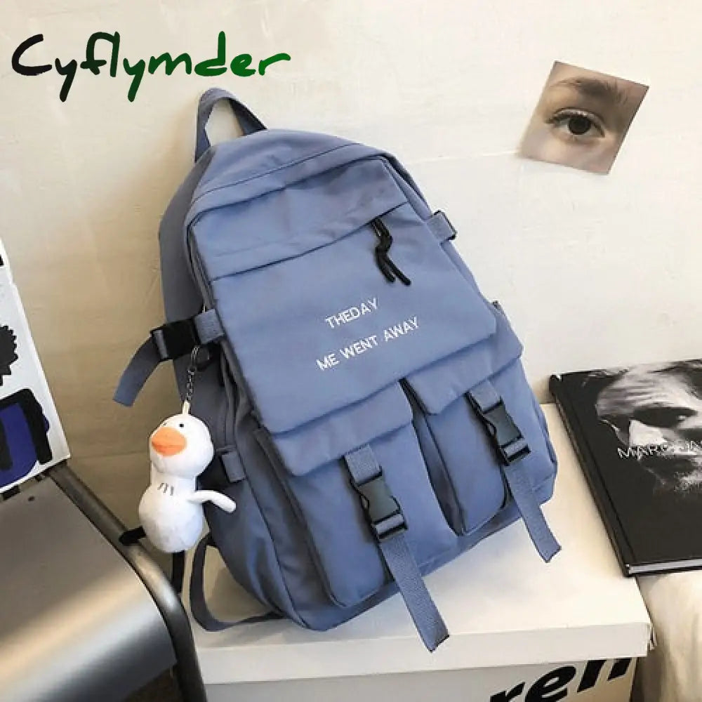 Cyflymder Tooling Style Women’s Backpacks Large Capacity School Bags For Teens Korean Harajuku